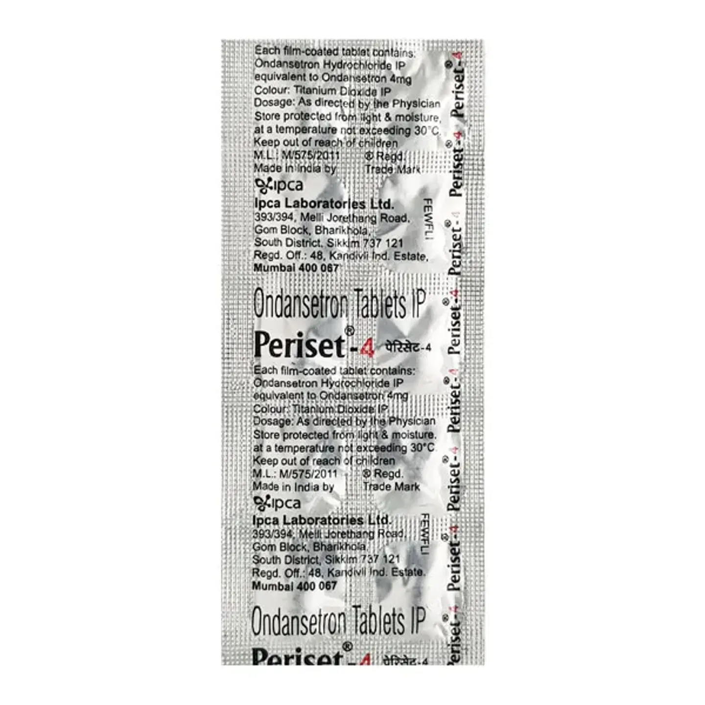 Periset 4 Tablet product image