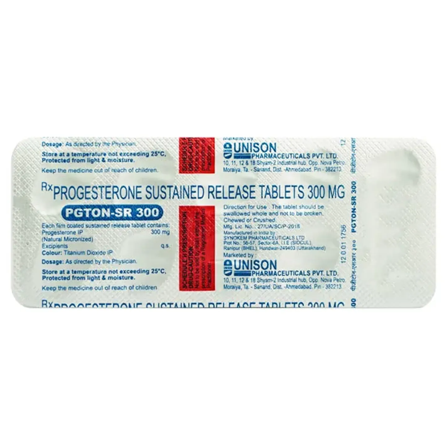 Pgton Sr 300 Tablet product image