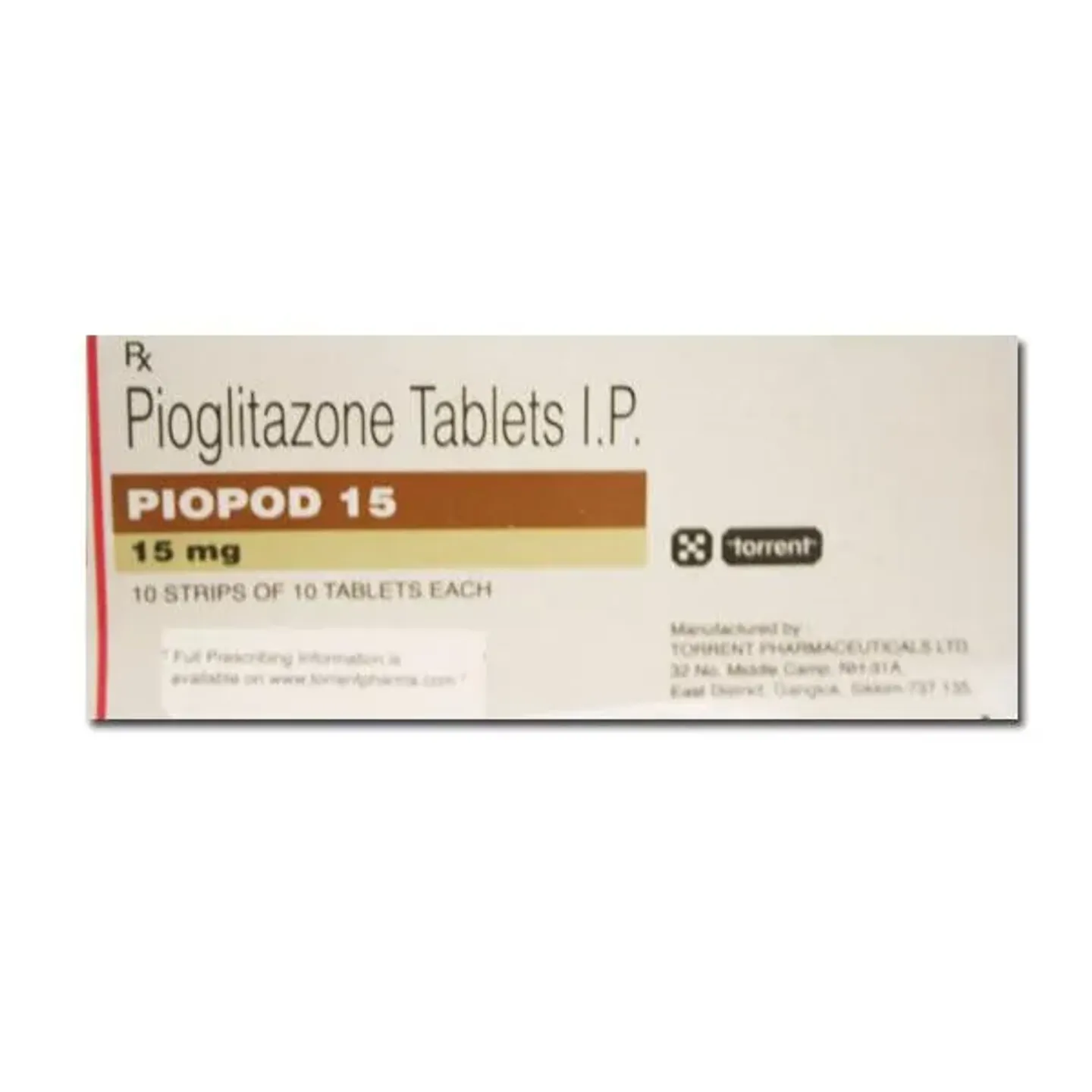 Piopod 15 Tablet product image
