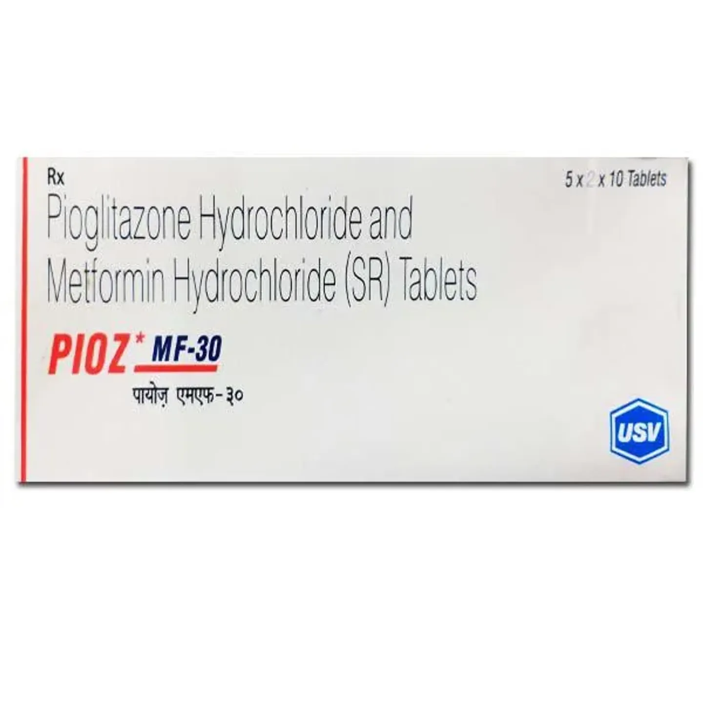 Pioz Mf 30 Tablet product image