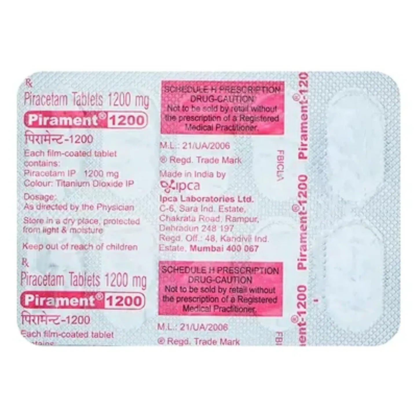 Pirament 1200 Tablet product image