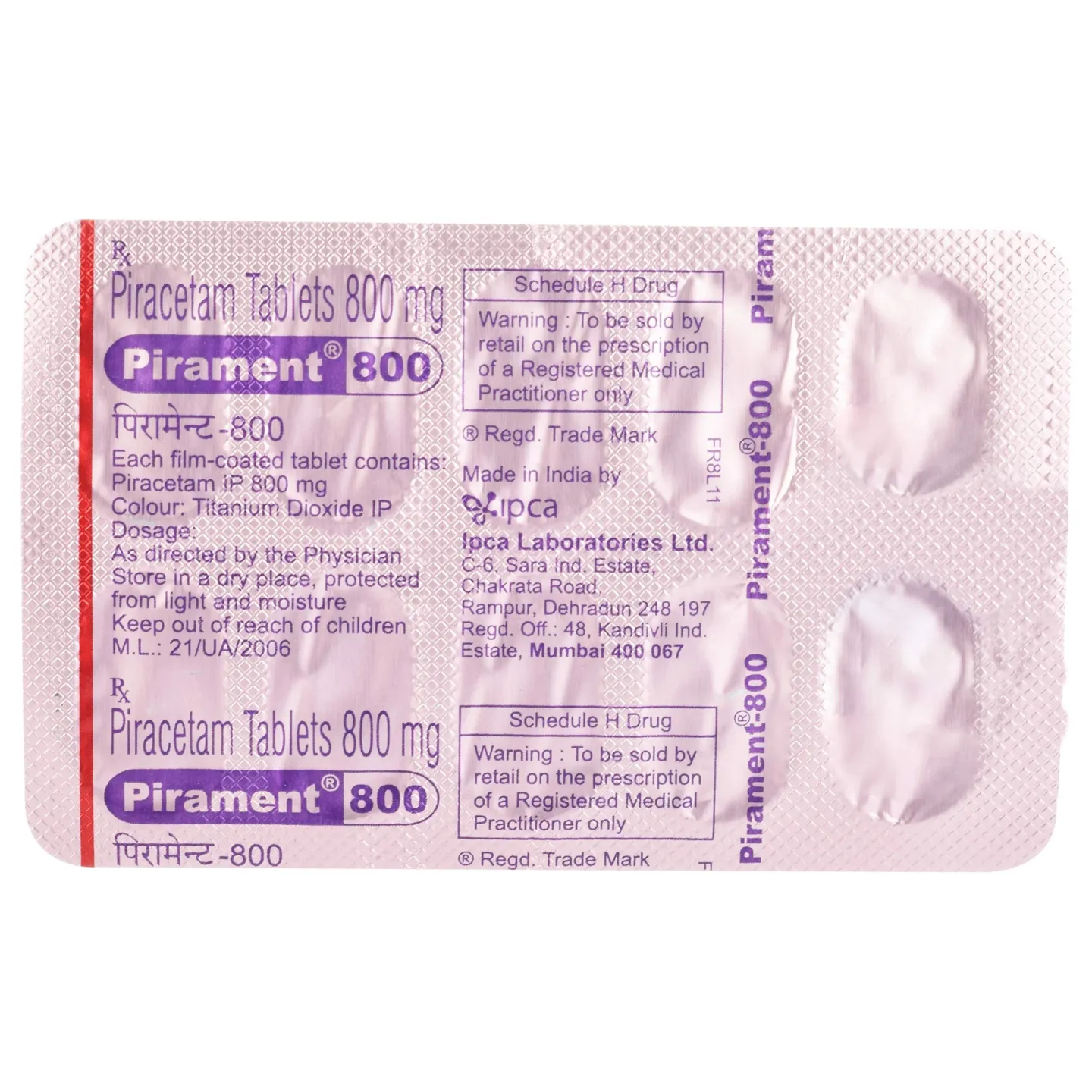 Pirament 800 Tablet product image