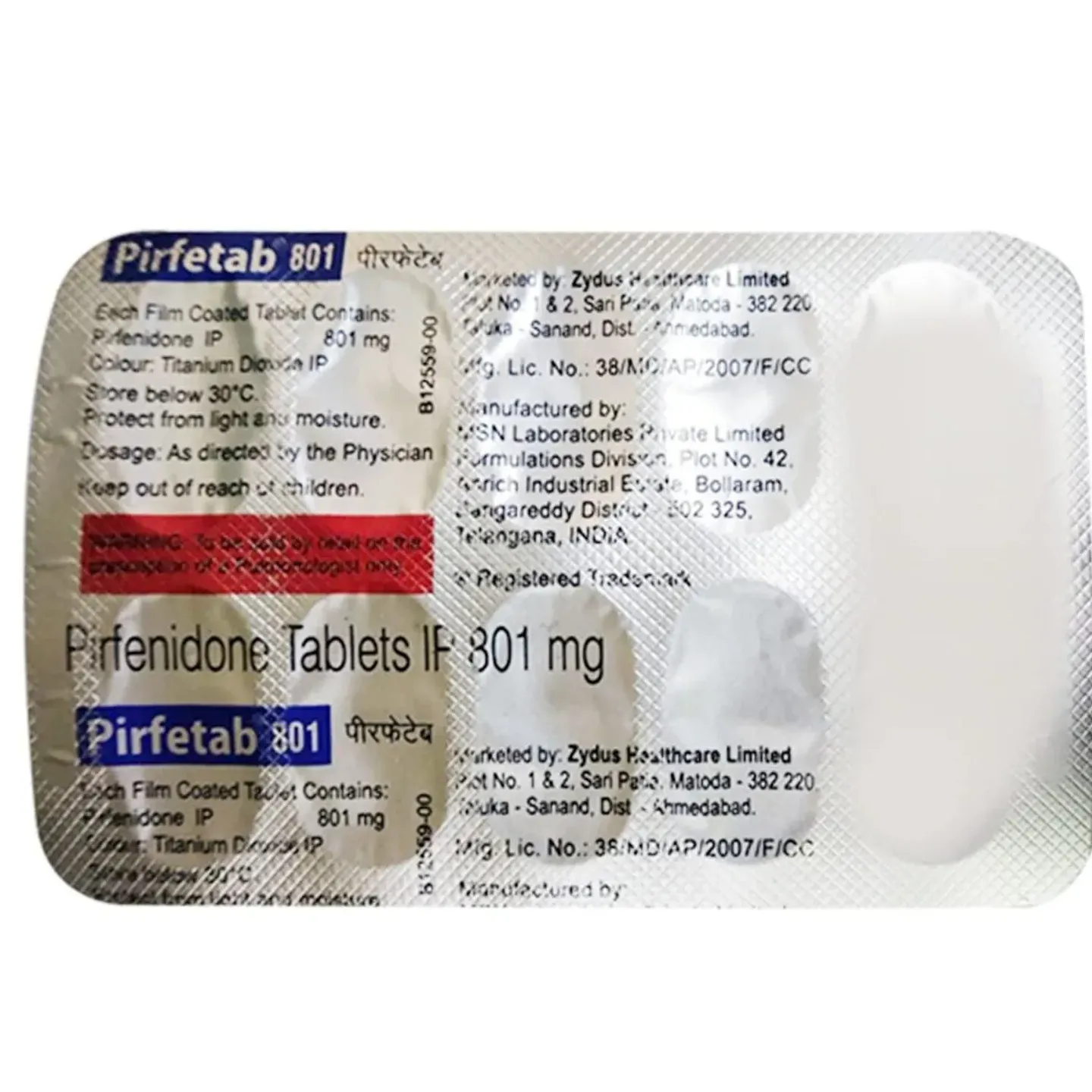 Pirfetab 801 Tablet product image