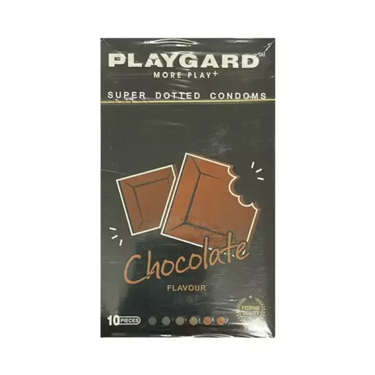 Playgard Dotted Condom Chocolate 10 Pieces product image