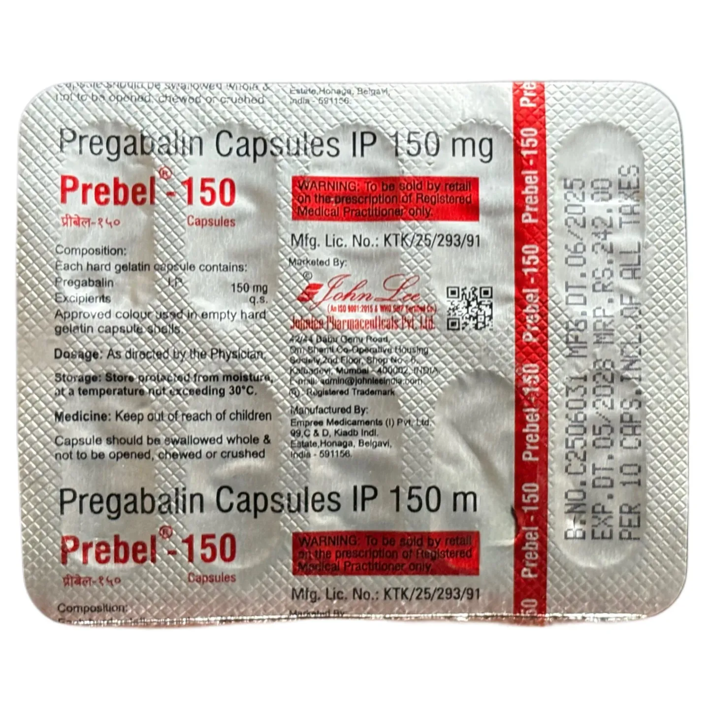 Prebel 150 Capsule product image