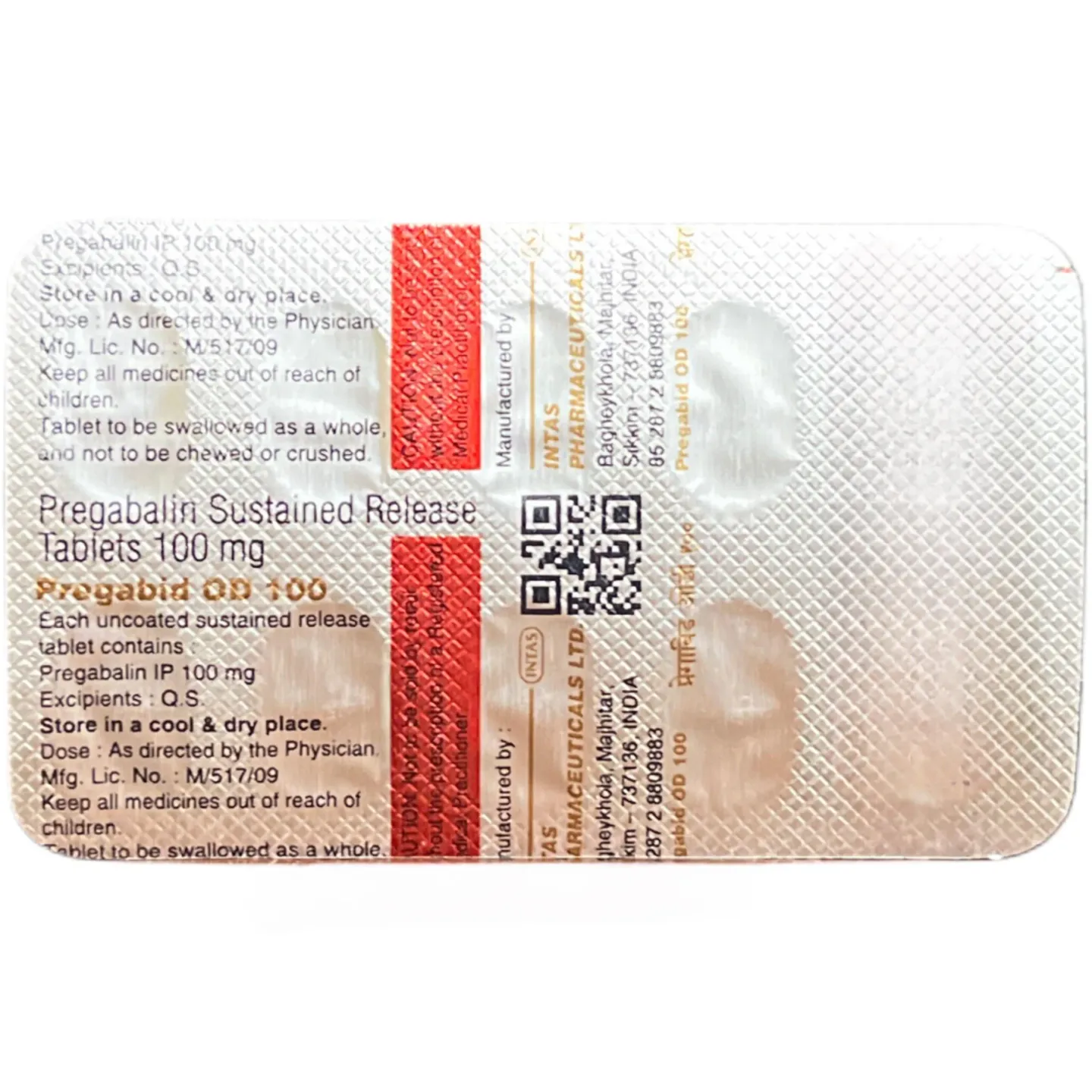 Pregabid Od 100 Tablet product image