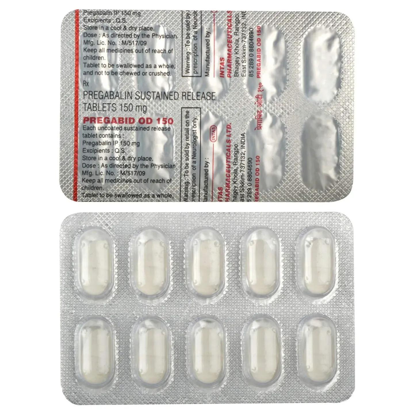 Pregabid Od 150 Tablet product image
