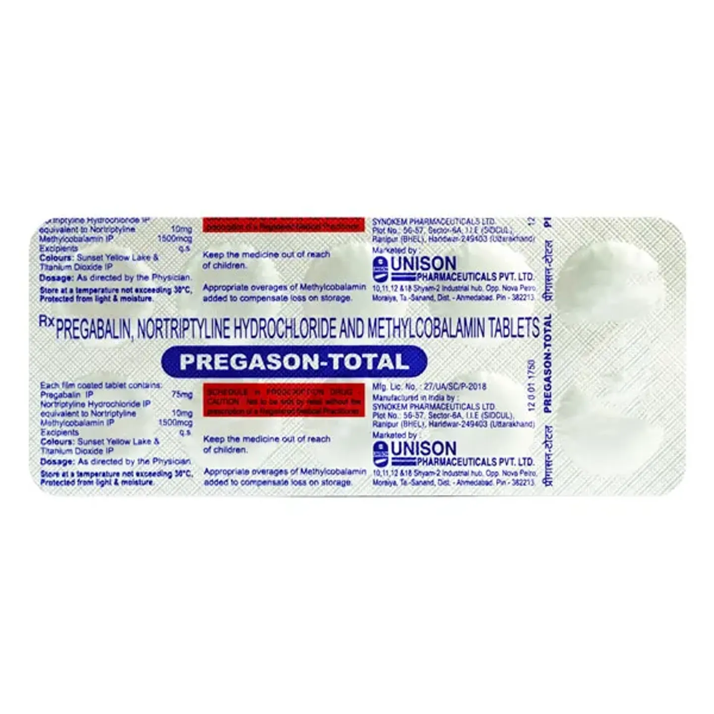 Pregason Total Tablet product image