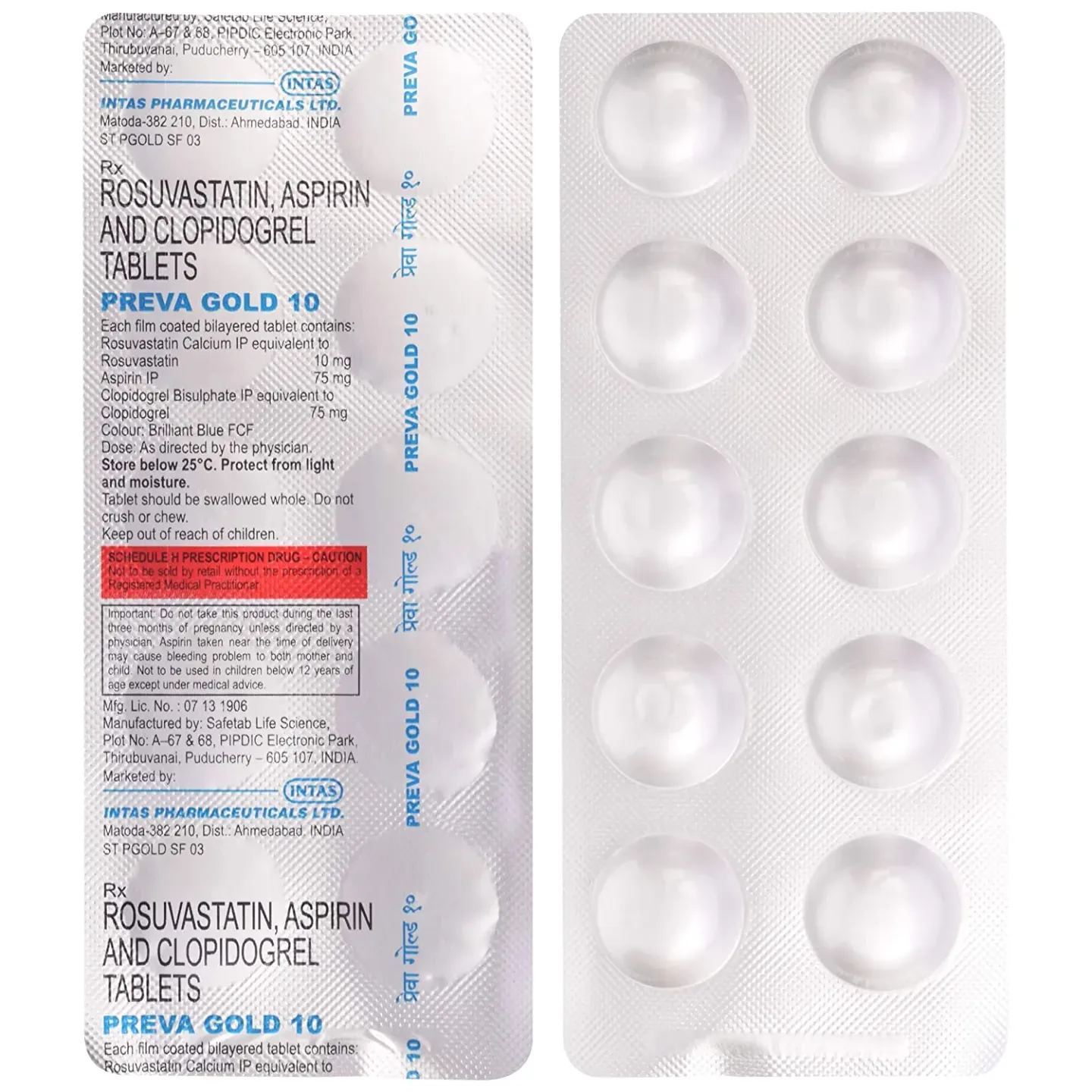 Preva Gold 10 Capsule product image