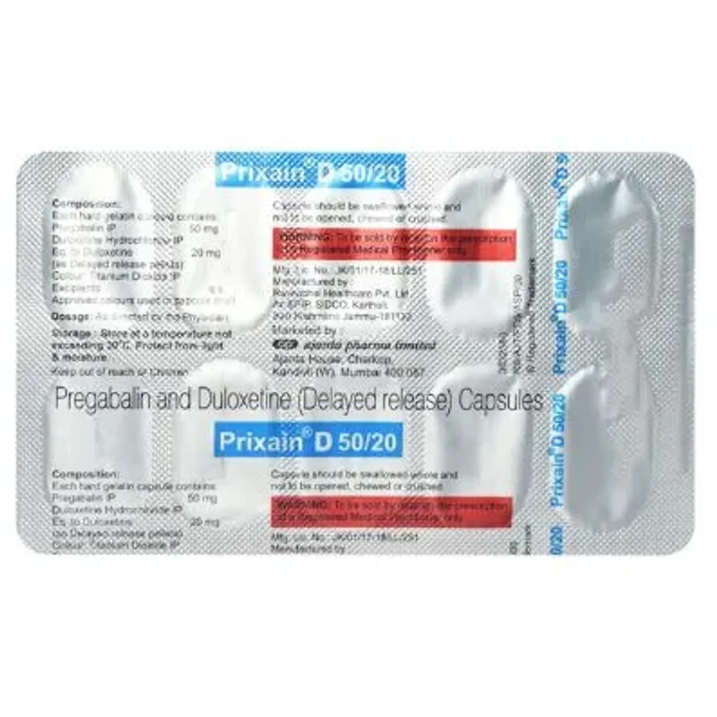 Prixain D 50/20 Capsule product image