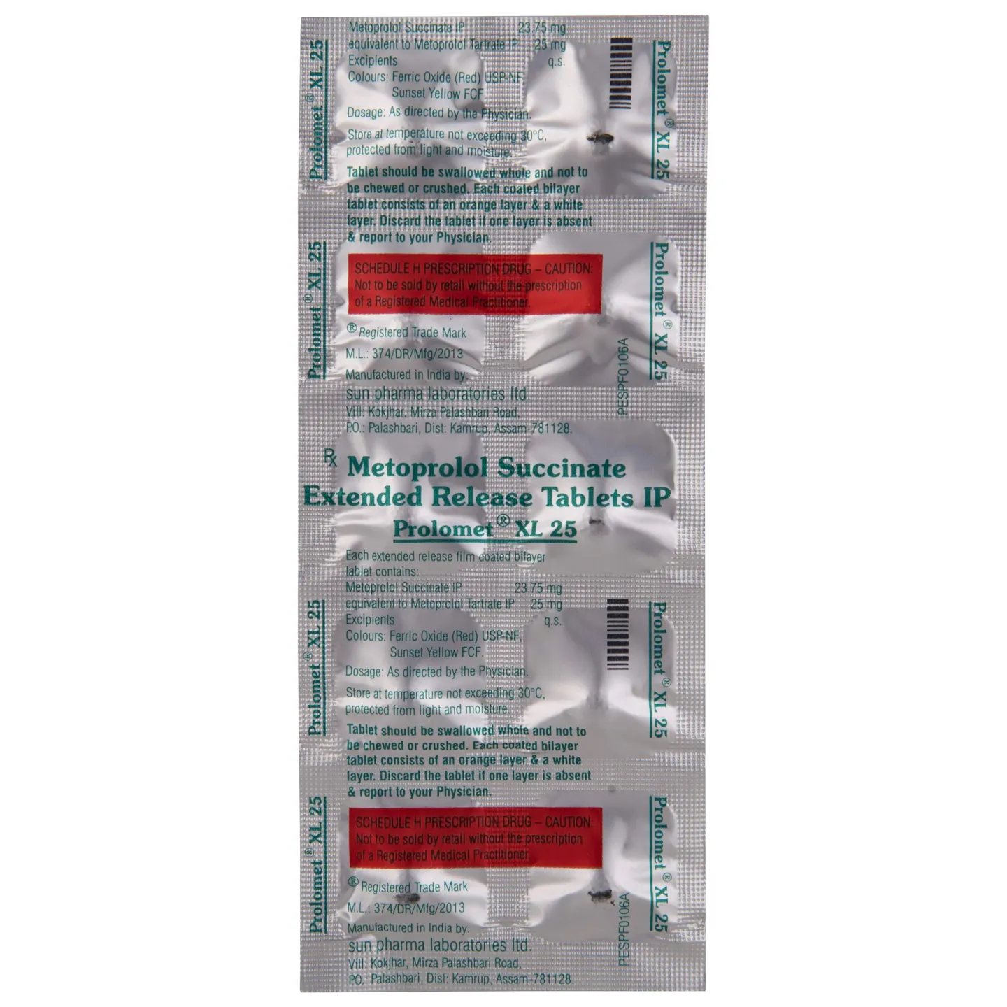 Prolomet Xl 25 Tablet product image