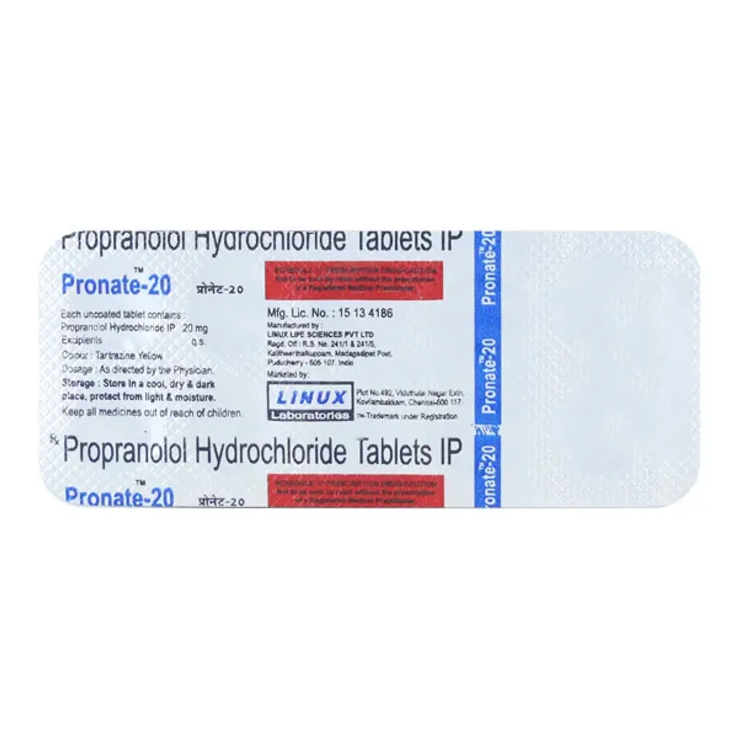 Pronate 20 Tablet product image