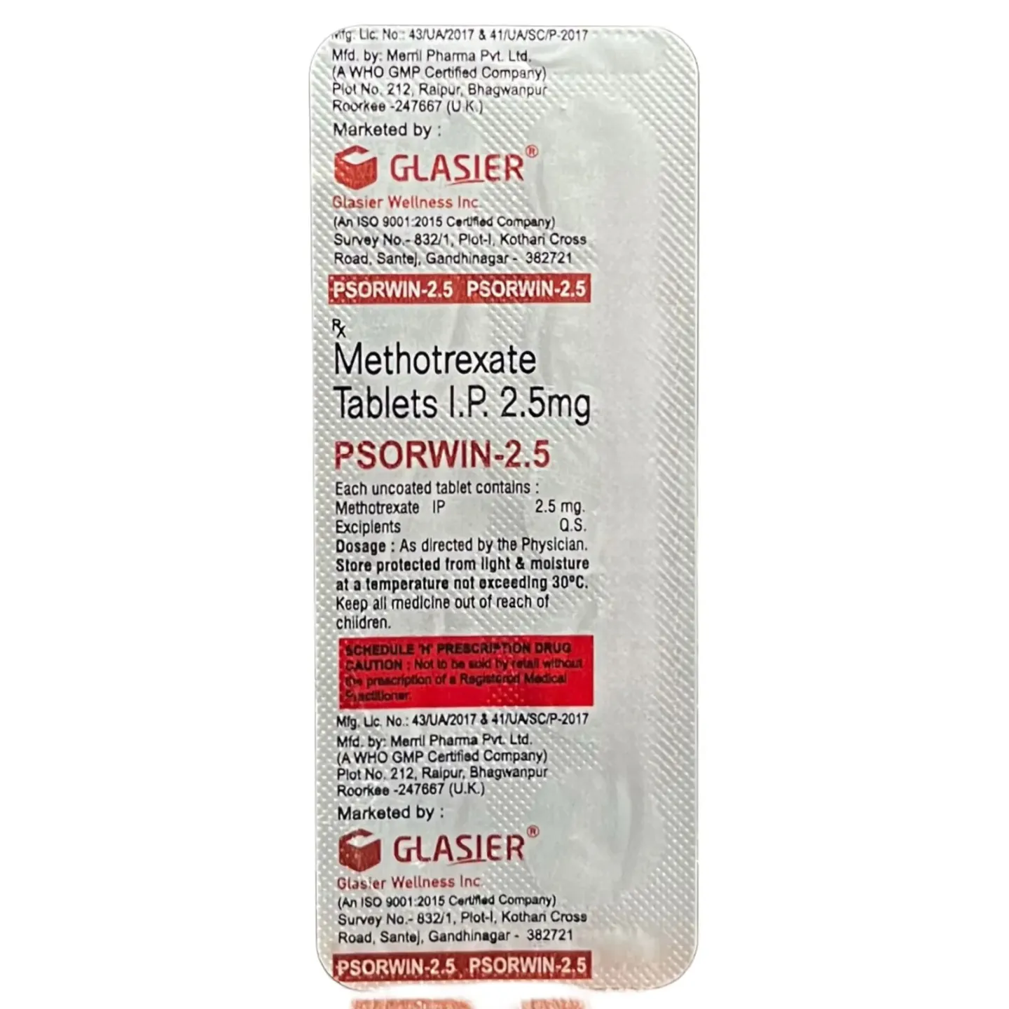 Psorwin 2.5 Tablet product image