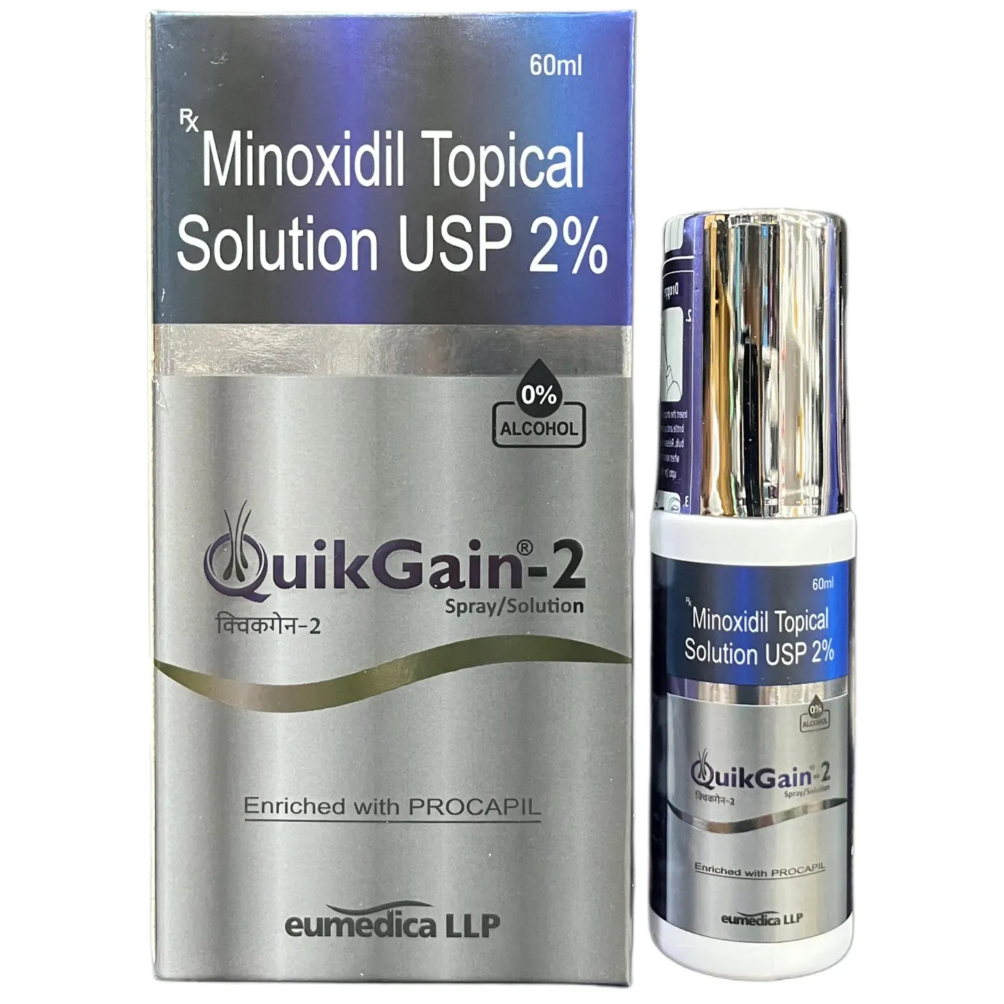 Quikgain 2% Solution 60ml product image