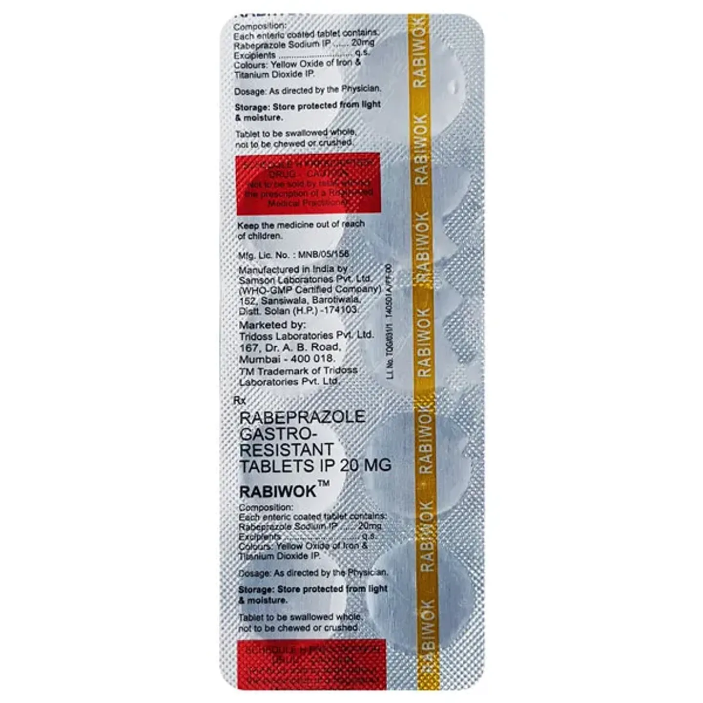 Rabiwok Tablet product image