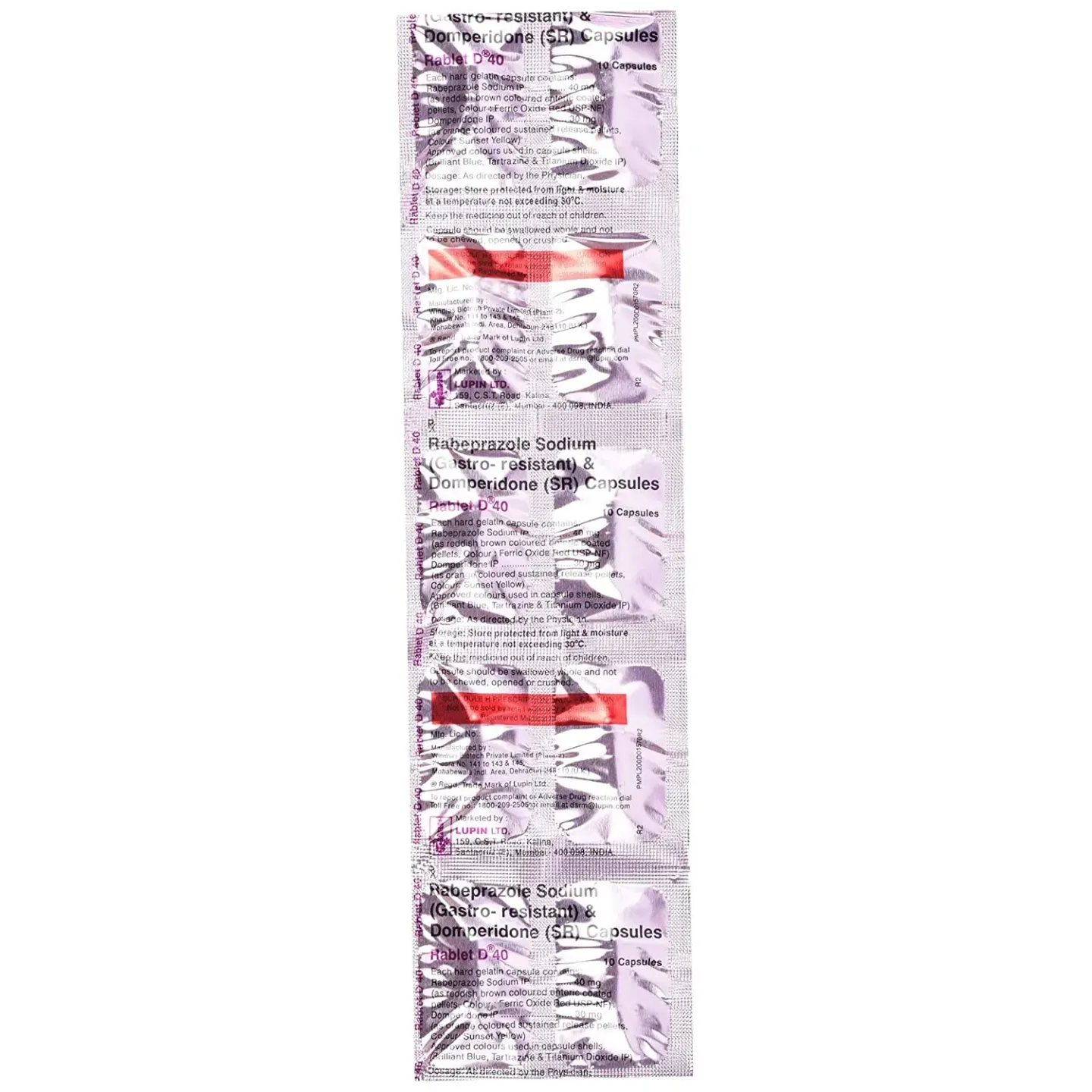 Rablet D 40 Capsule product image