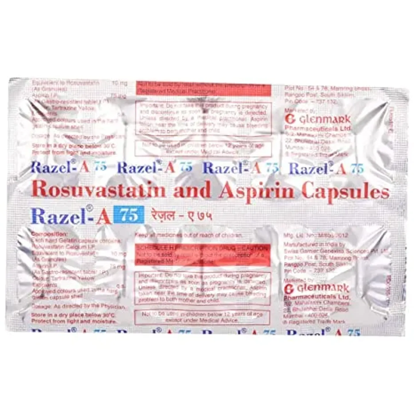 Razel A 75 Tablet product image