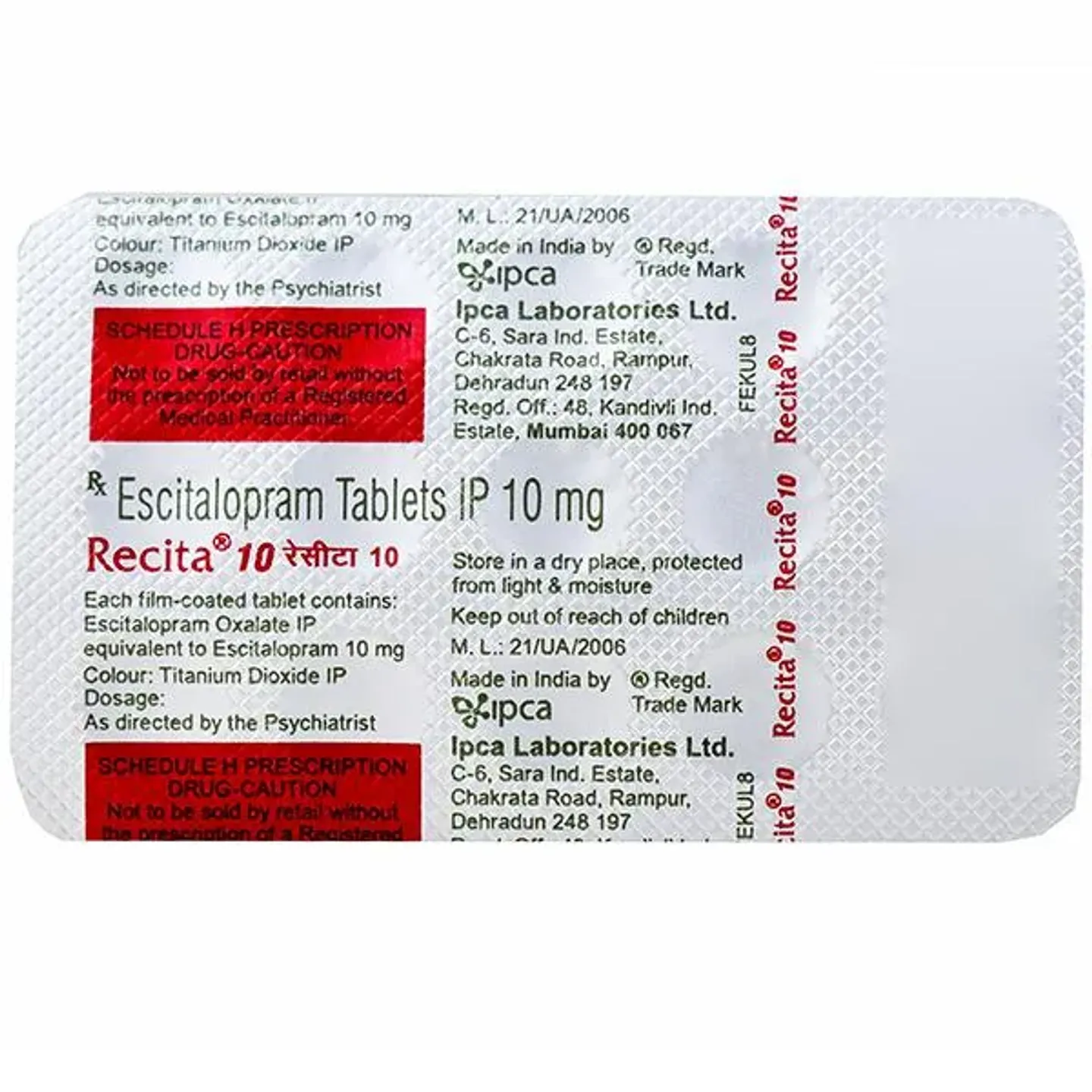 Recita 10 Tablet product image