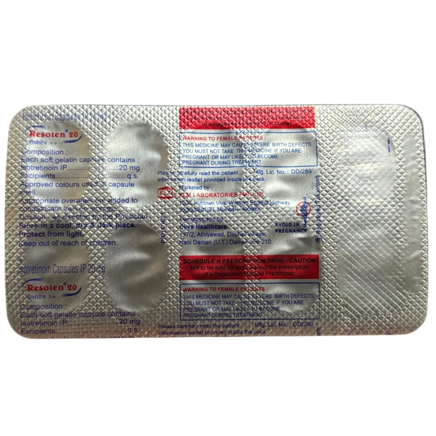 Resoten 20 Capsule product image