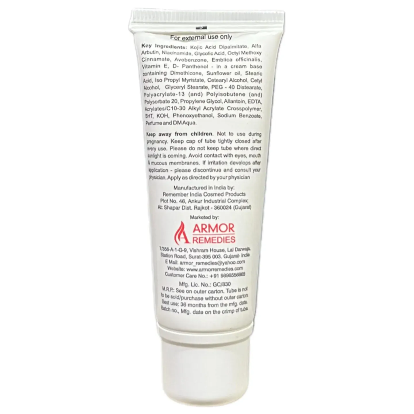 Rezovit Uv Spf 15 Skin Lightening Gel product image