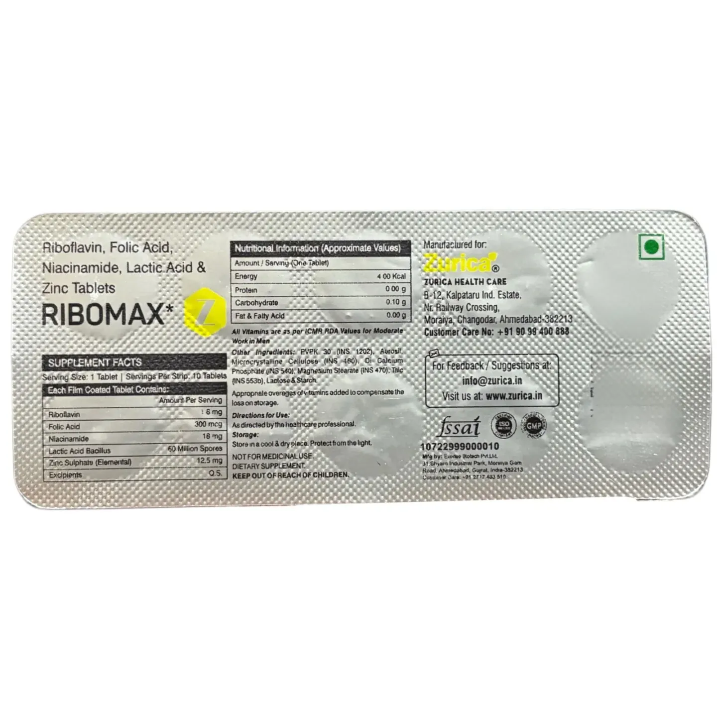 Ribomax Z Tablet product image