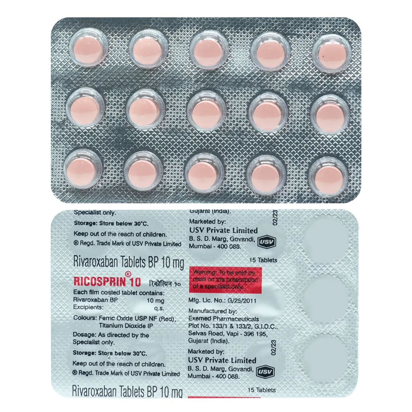 Ricosprin 10 Tablet product image