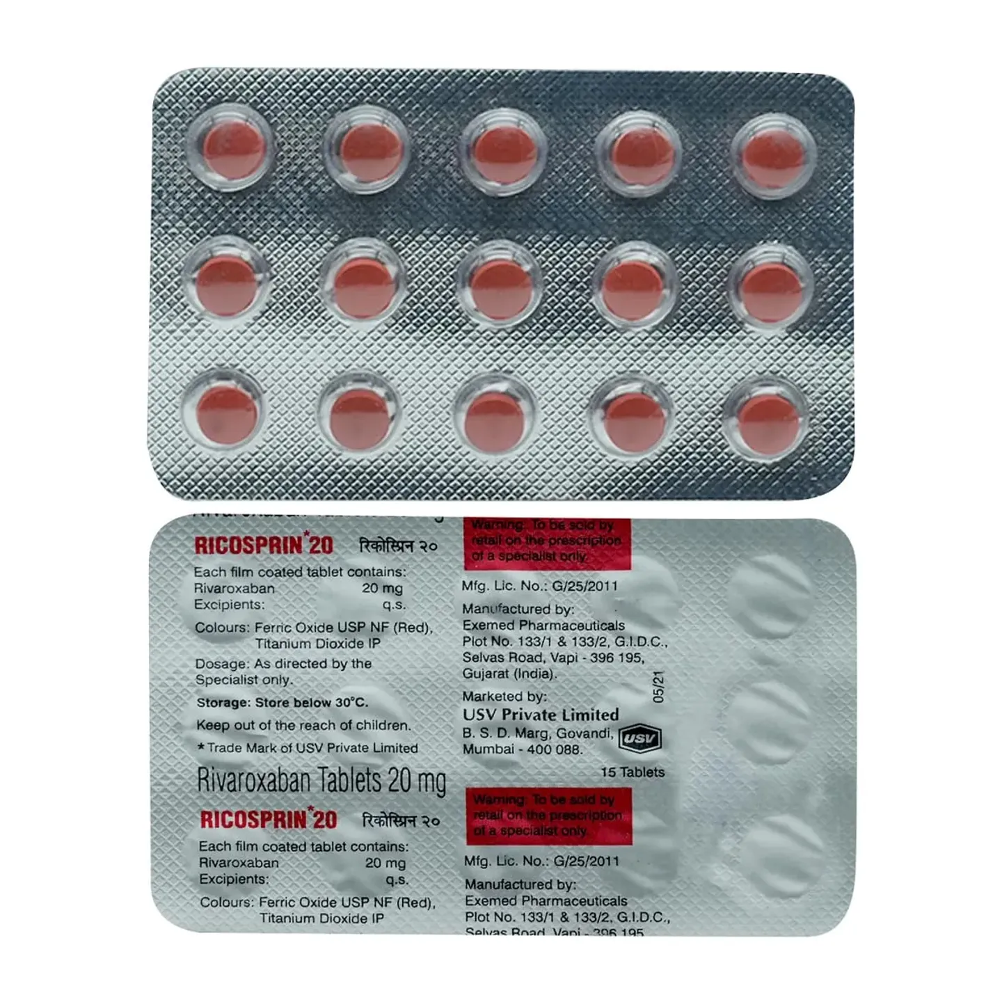 Ricosprin 20 Tablet product image