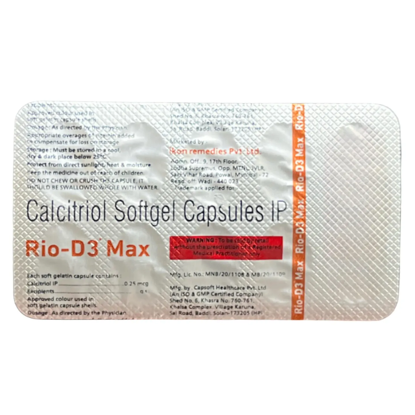 Rio D3 Max Capsule product image