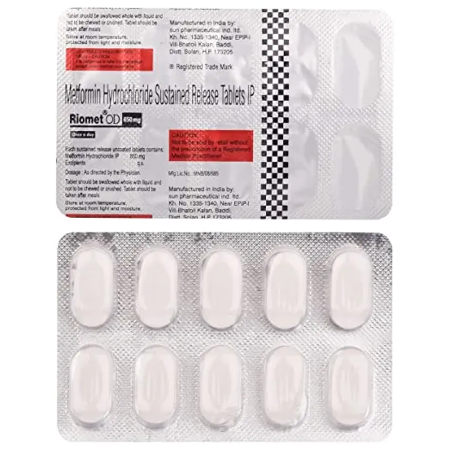 Riomet Od 850 Tablet product image