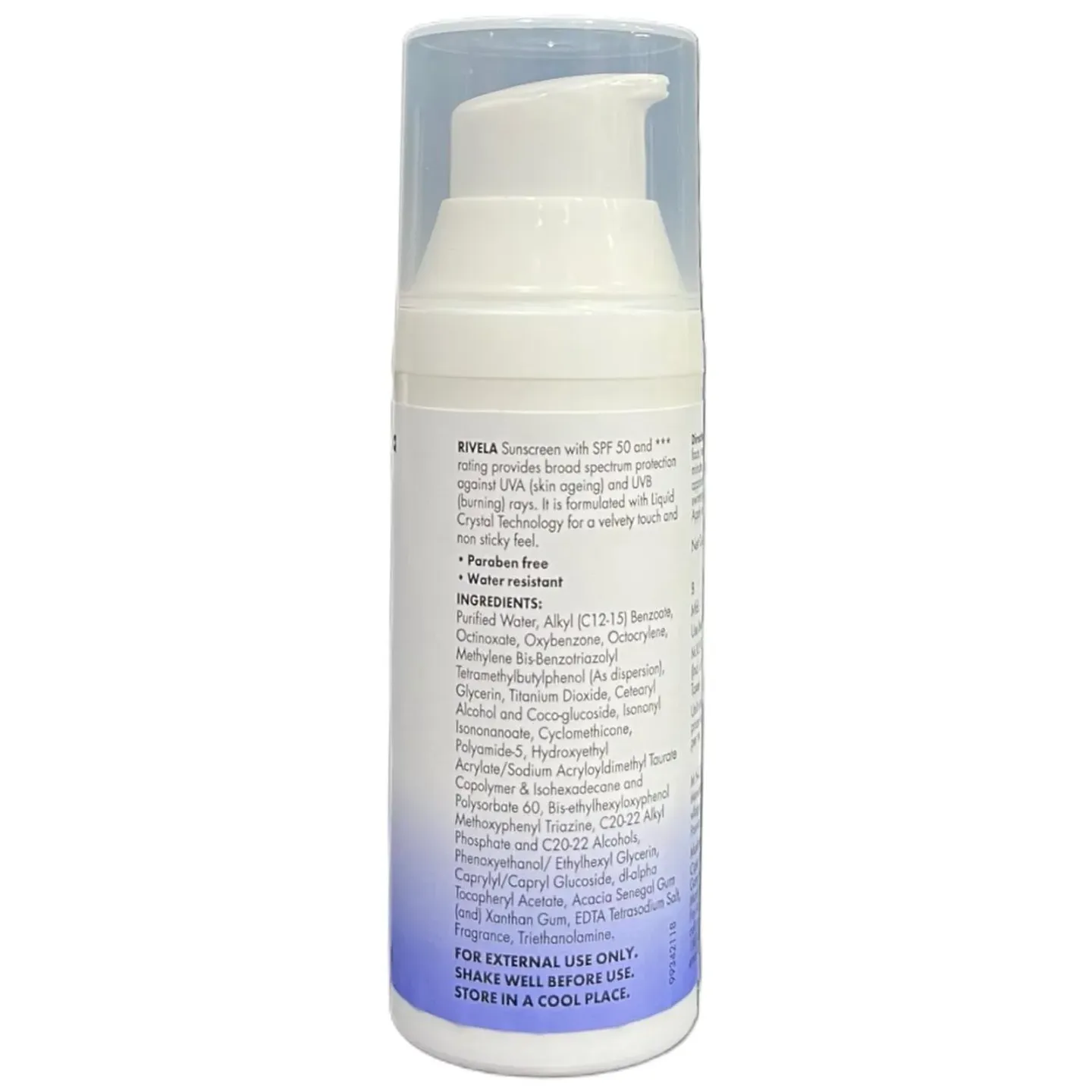 Rivela Spf 50 Sunscreen Lotion product image