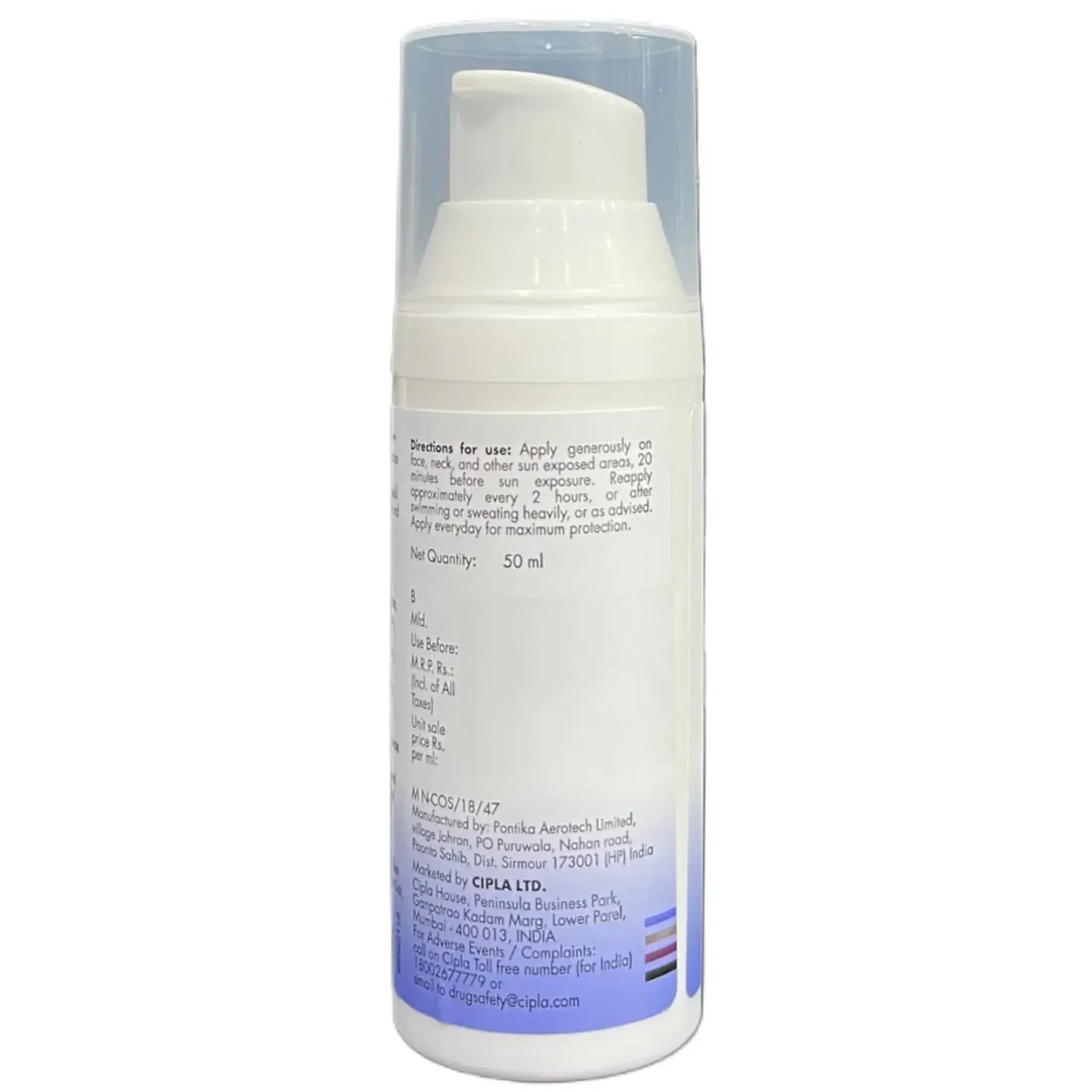 Rivela Spf 50 Sunscreen Lotion product image