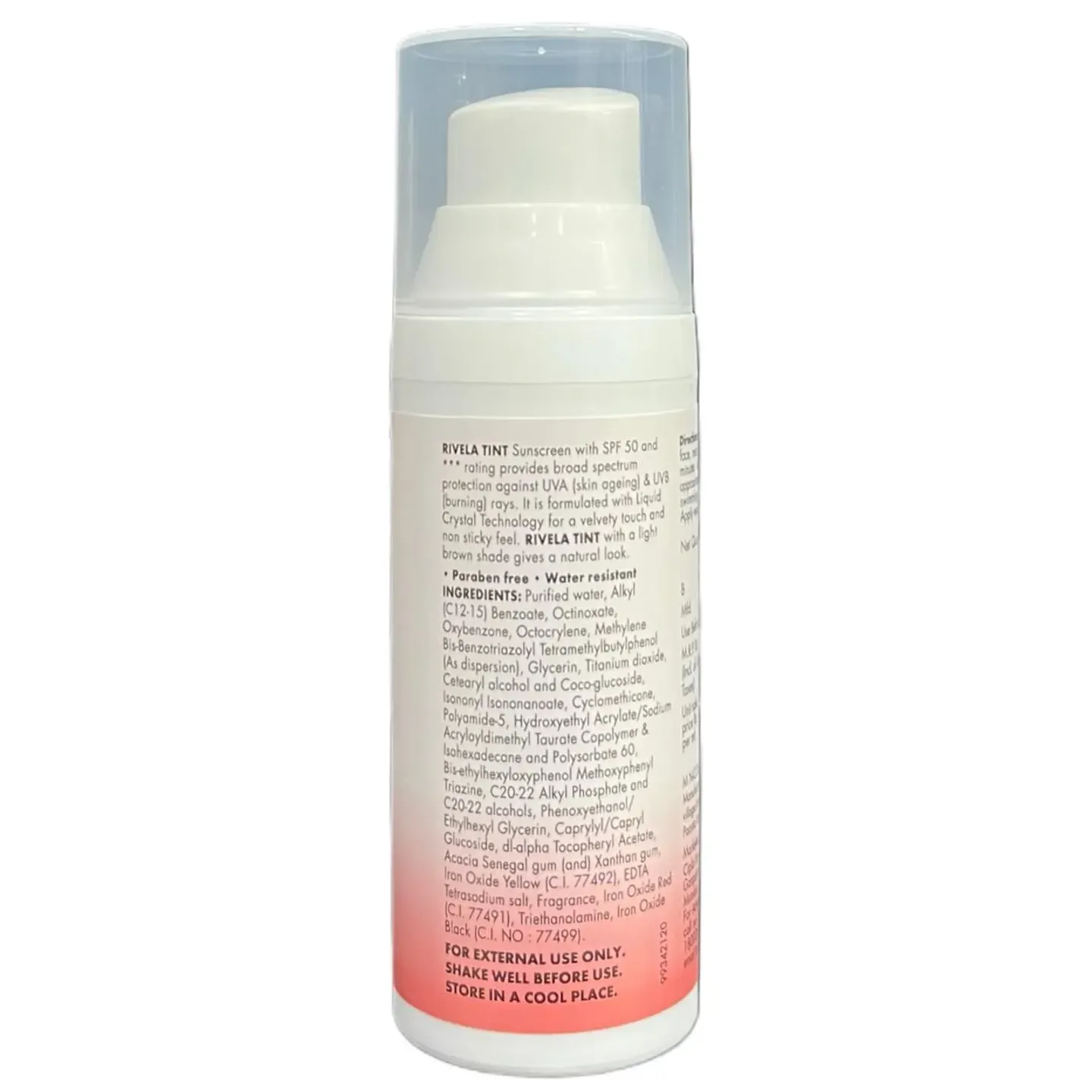Rivela Tint Spf 50 Sunscreen Lotion 50ml product image