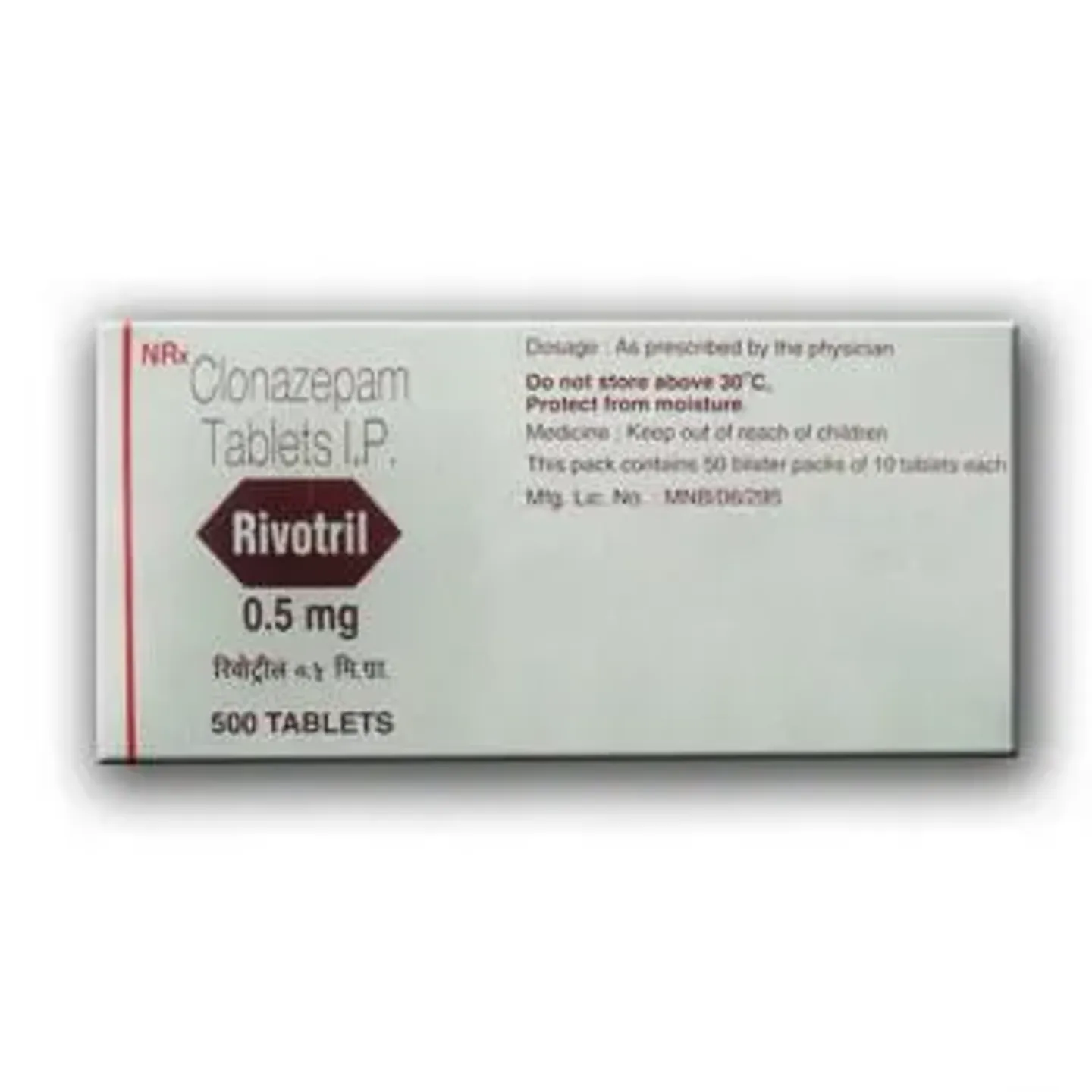 Rivotril 0.5 Tab product image