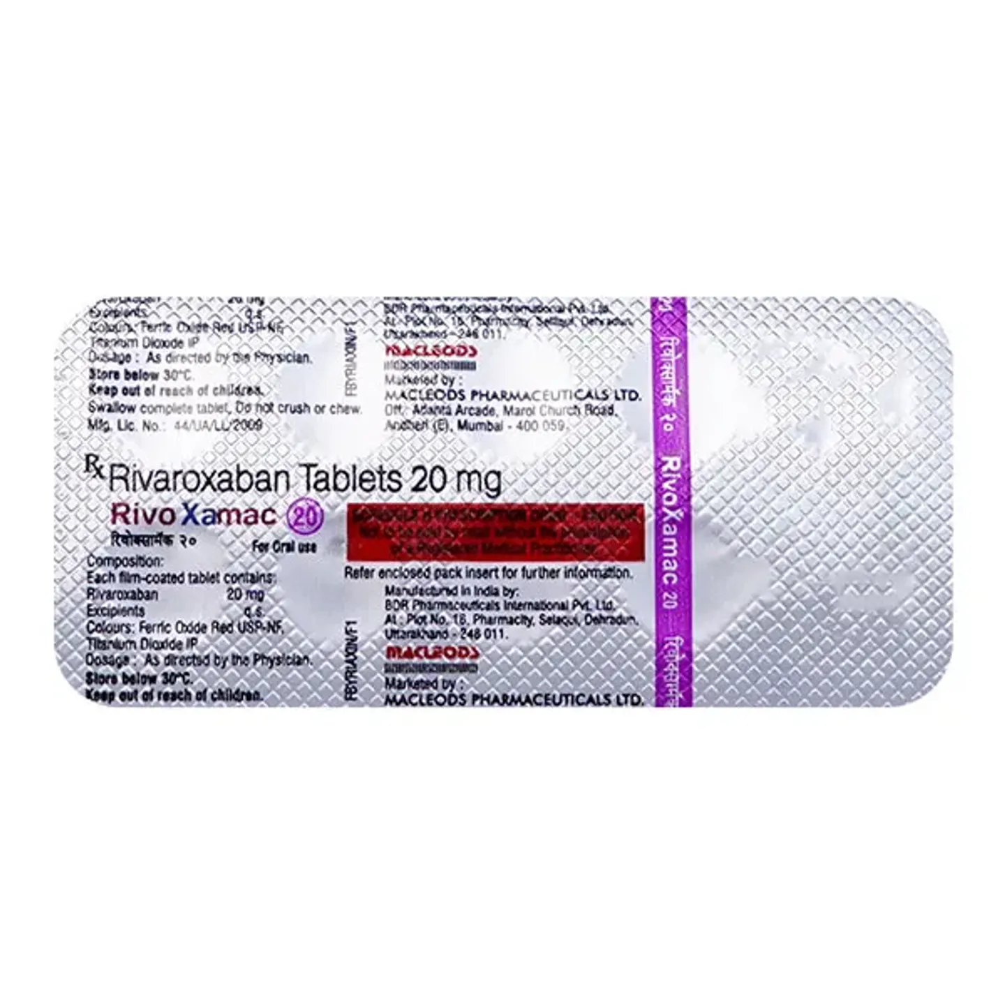 Rivoxamac 20 Tablet product image