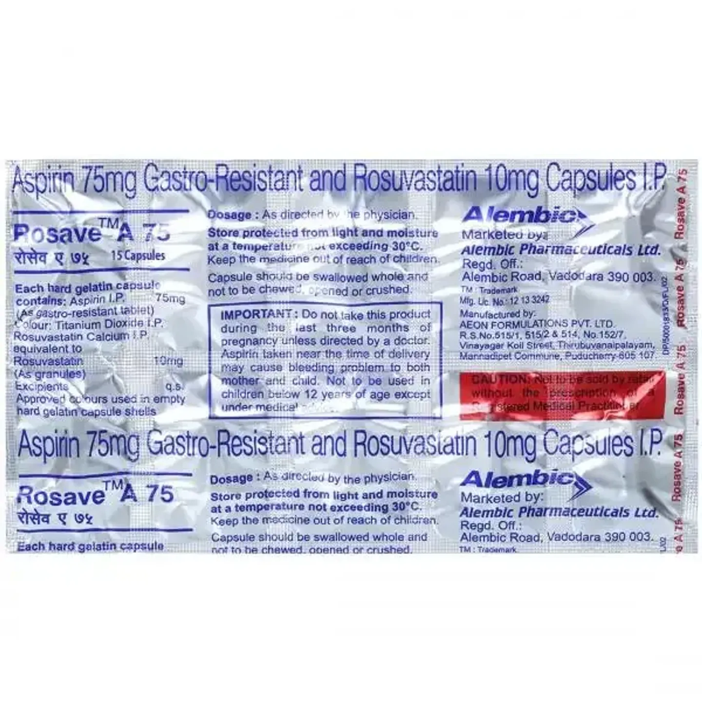 Rosave A 75 Capsule product image