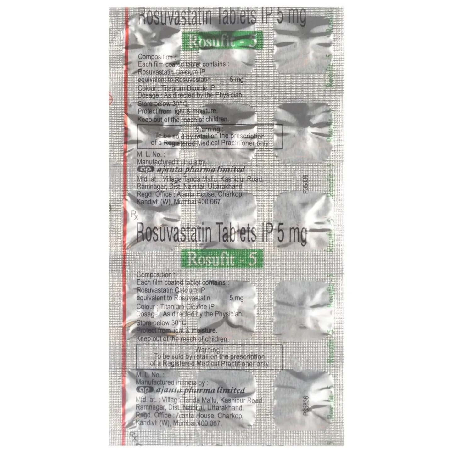 Rosufit 5 Tablet product image