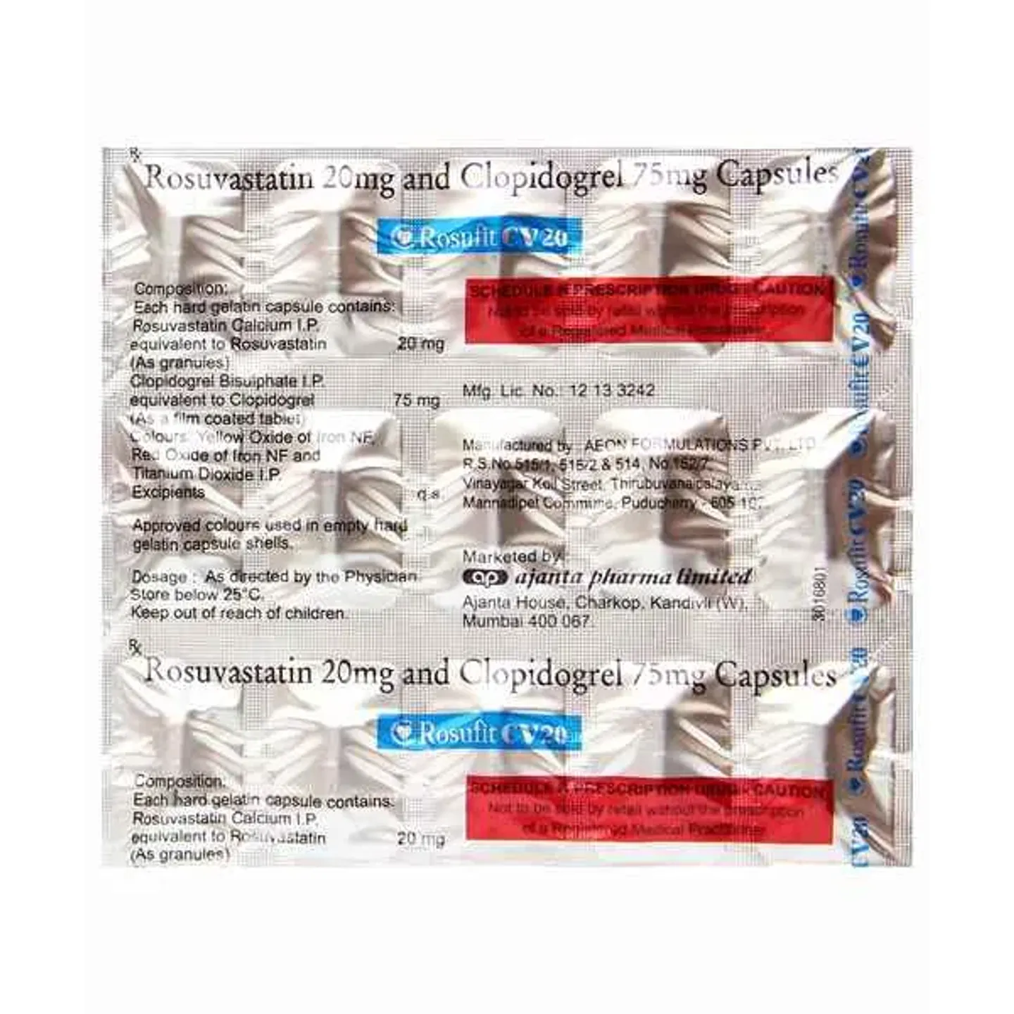 Rosufit Cv 20/75 Capsule product image