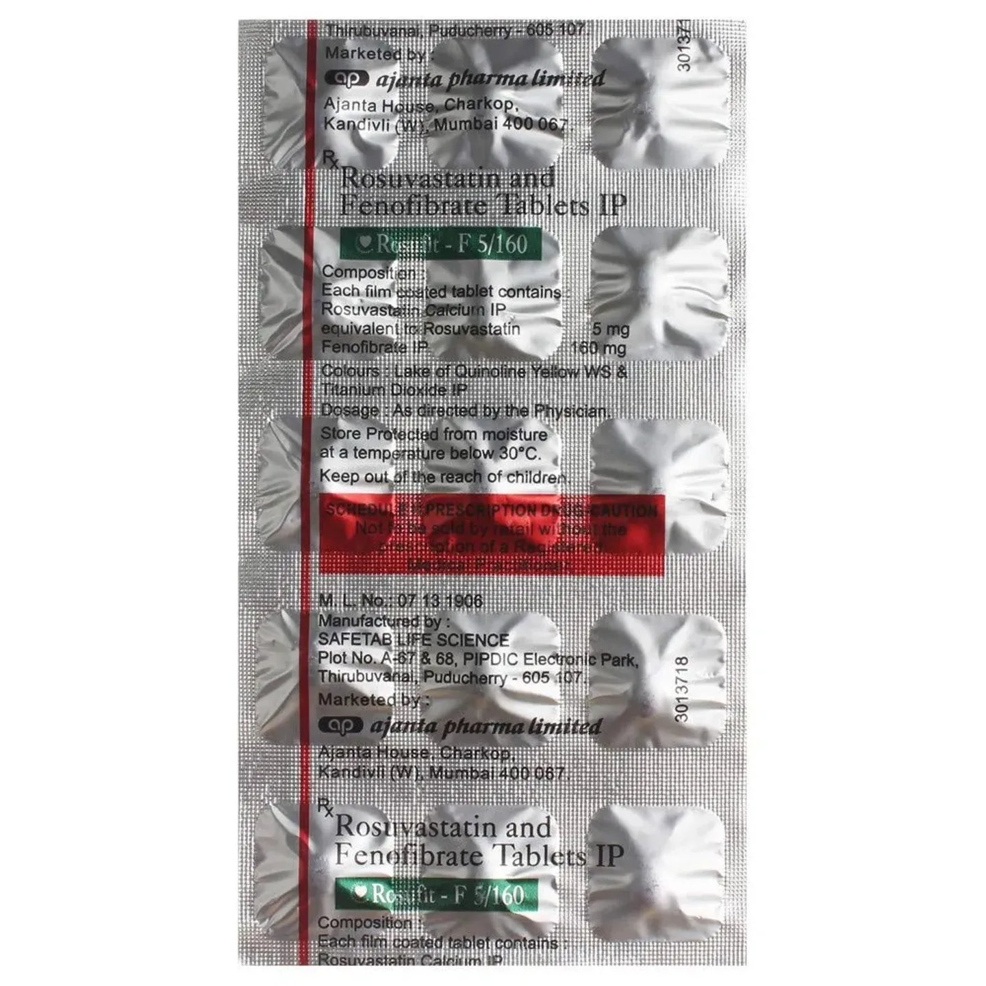 Rosufit F 5/160 Tablet product image