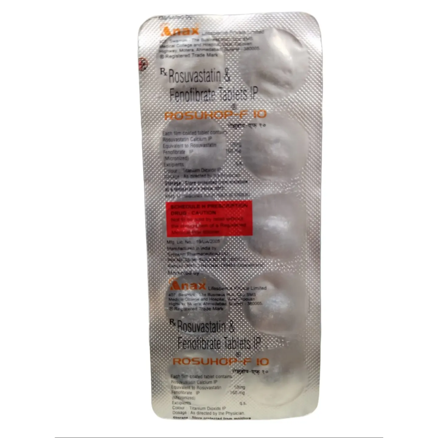 Rosuhop F 10 Tablet product image