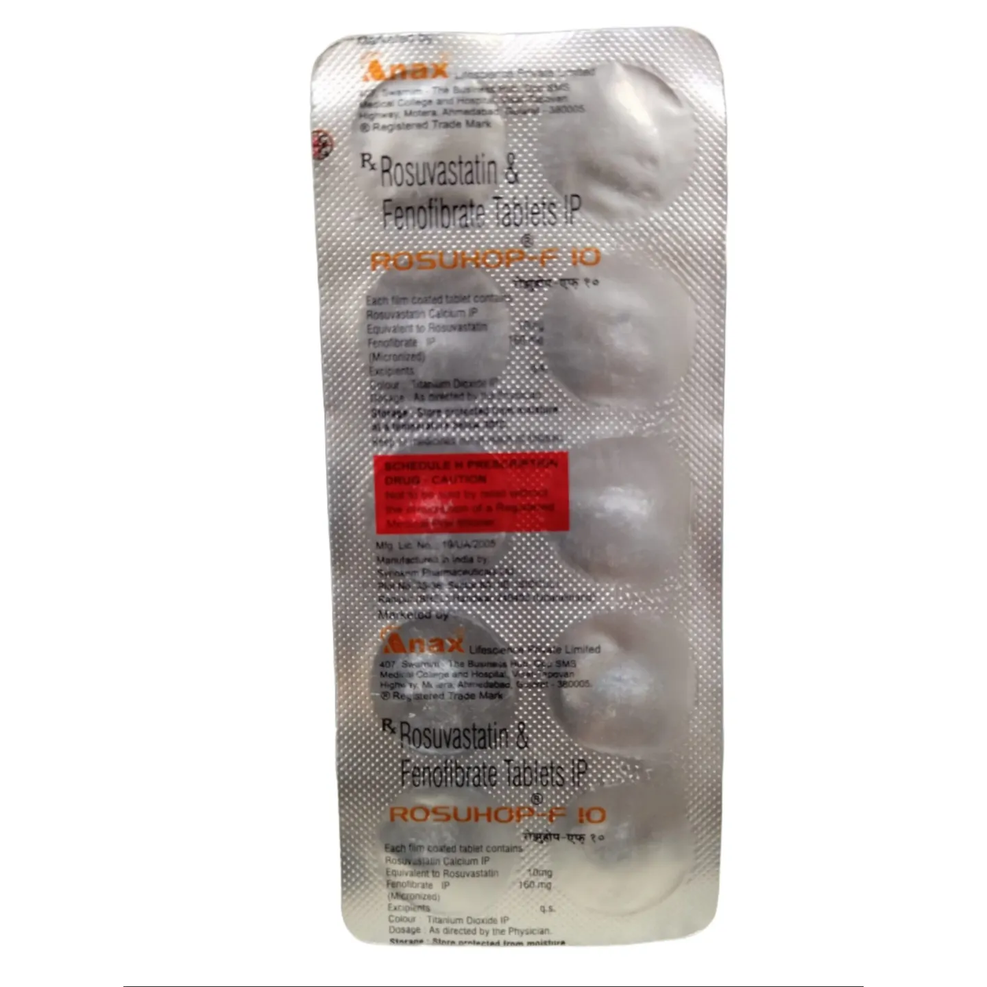 Rosuhop F 10 Tablet product image