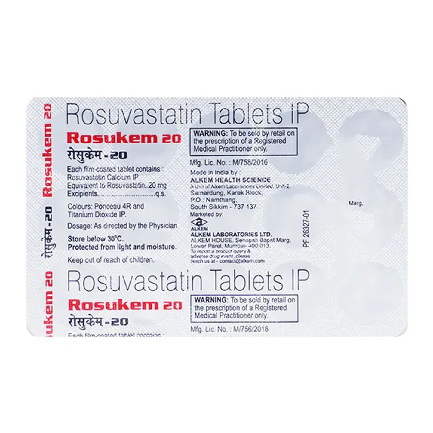 Rosukem 20 Tablet product image