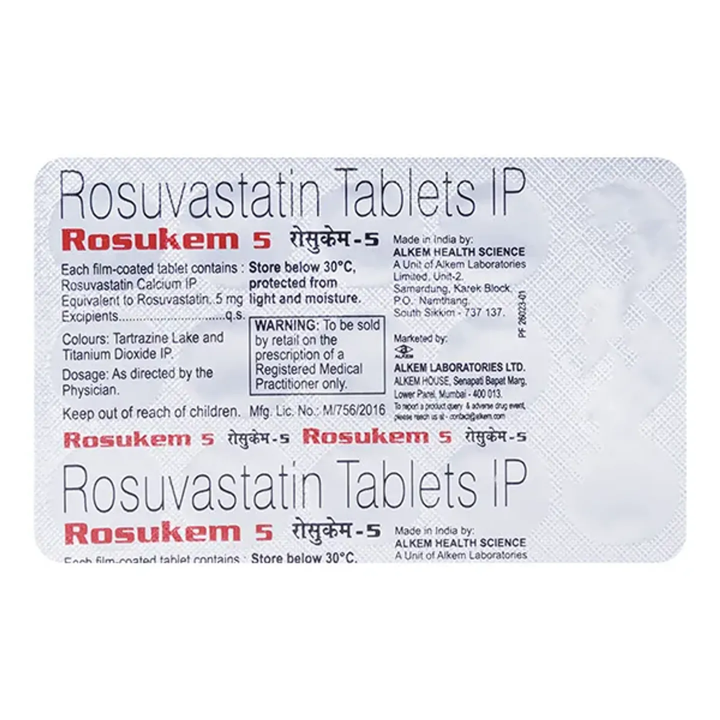 Rosukem 5 Tablet product image