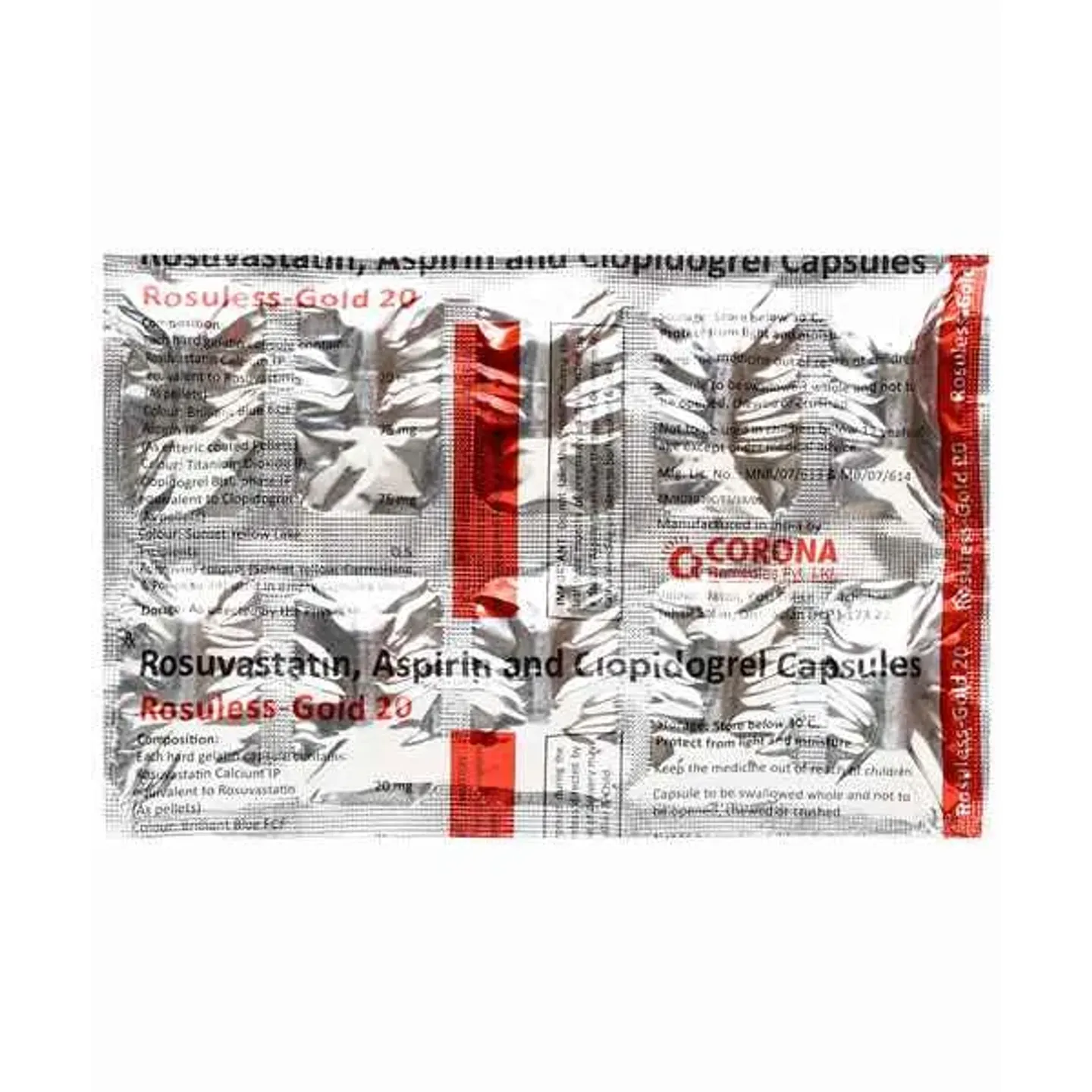 Rosuless Gold 20 Capsule product image