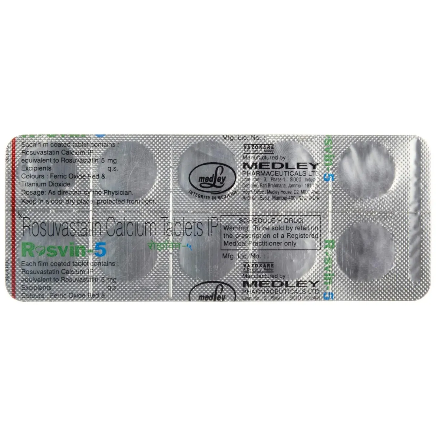 Rosvin 5 Tablet product image