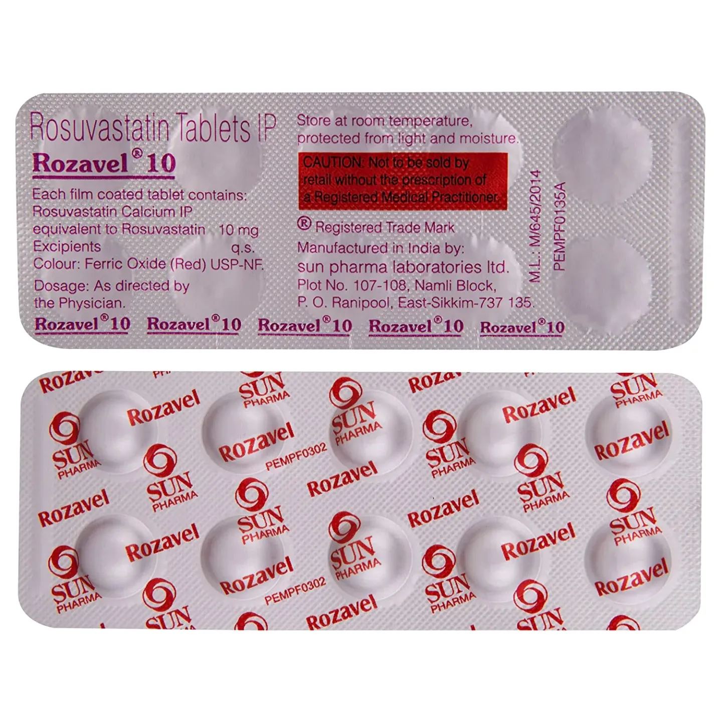 Rozavel 10 Tablet product image