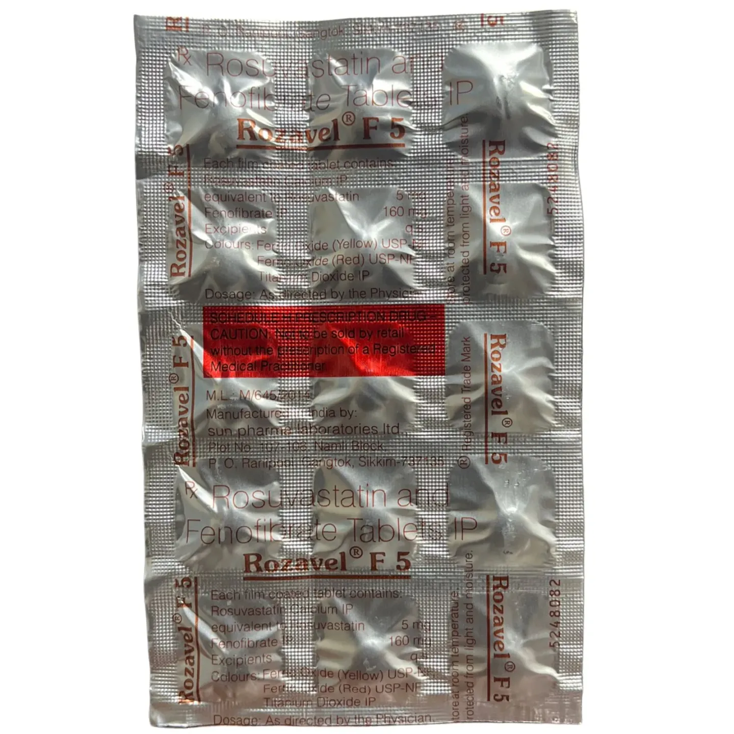 Rozavel F 5 Tablet product image