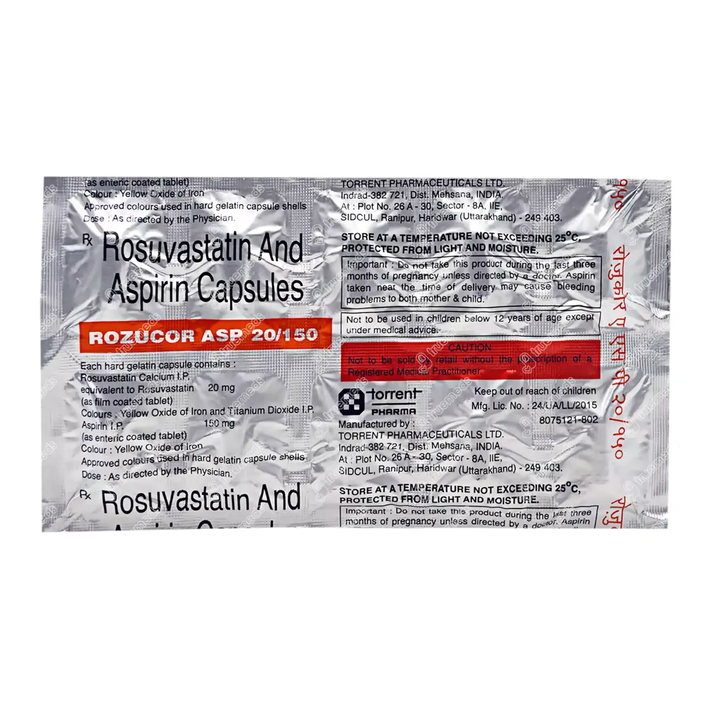 Rozucor Asp 20/150 Capsule product image