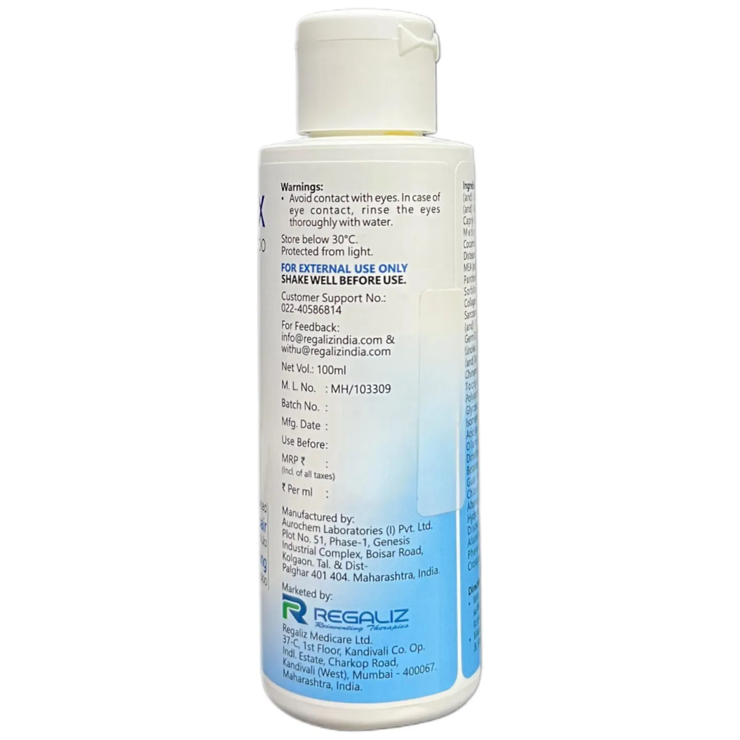 Saldan Fidx Shampoo 100ml product image
