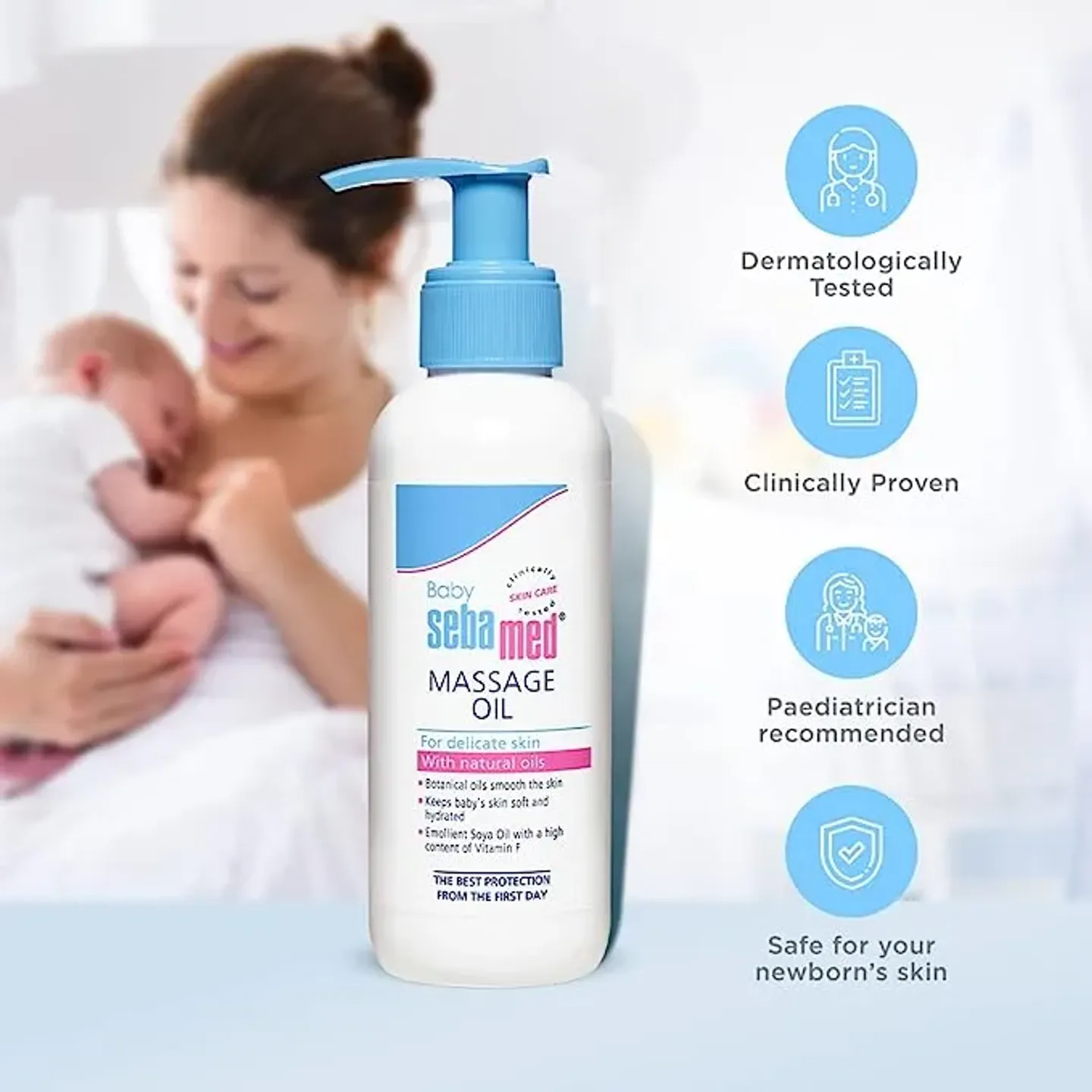 Sebamed Baby Massage Oil 150ml product image