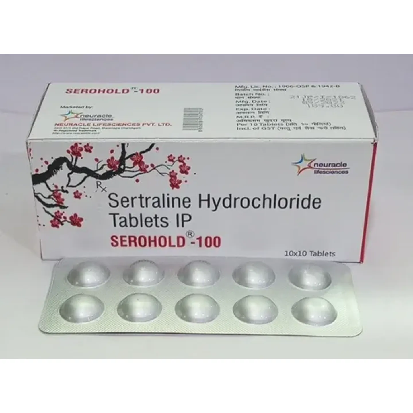 Serohold 100mg Tablet product image